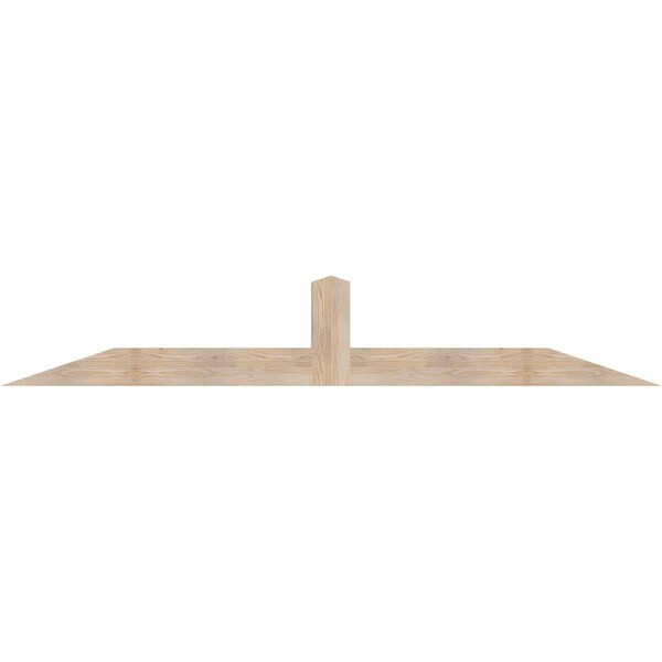 Ekena Millwork Portland Smooth Timber Gable Bracket, Douglas Fir, 96"W x 16"H x 5 1/2"D x 5 1/2"F, 4/12 Pitch GBW096X16X0606POR00SDF - main